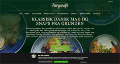 Desktop Screenshot of faergecafeen.dk