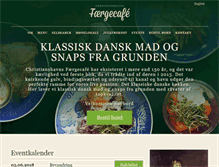 Tablet Screenshot of faergecafeen.dk